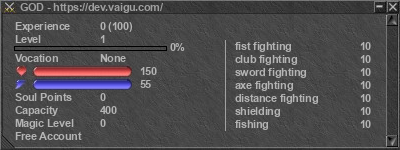 Signature for player GOD